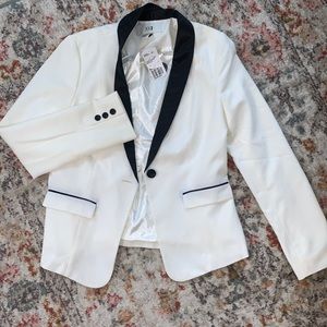 Ivory & Black “XII Forever” Career Blazer jacket